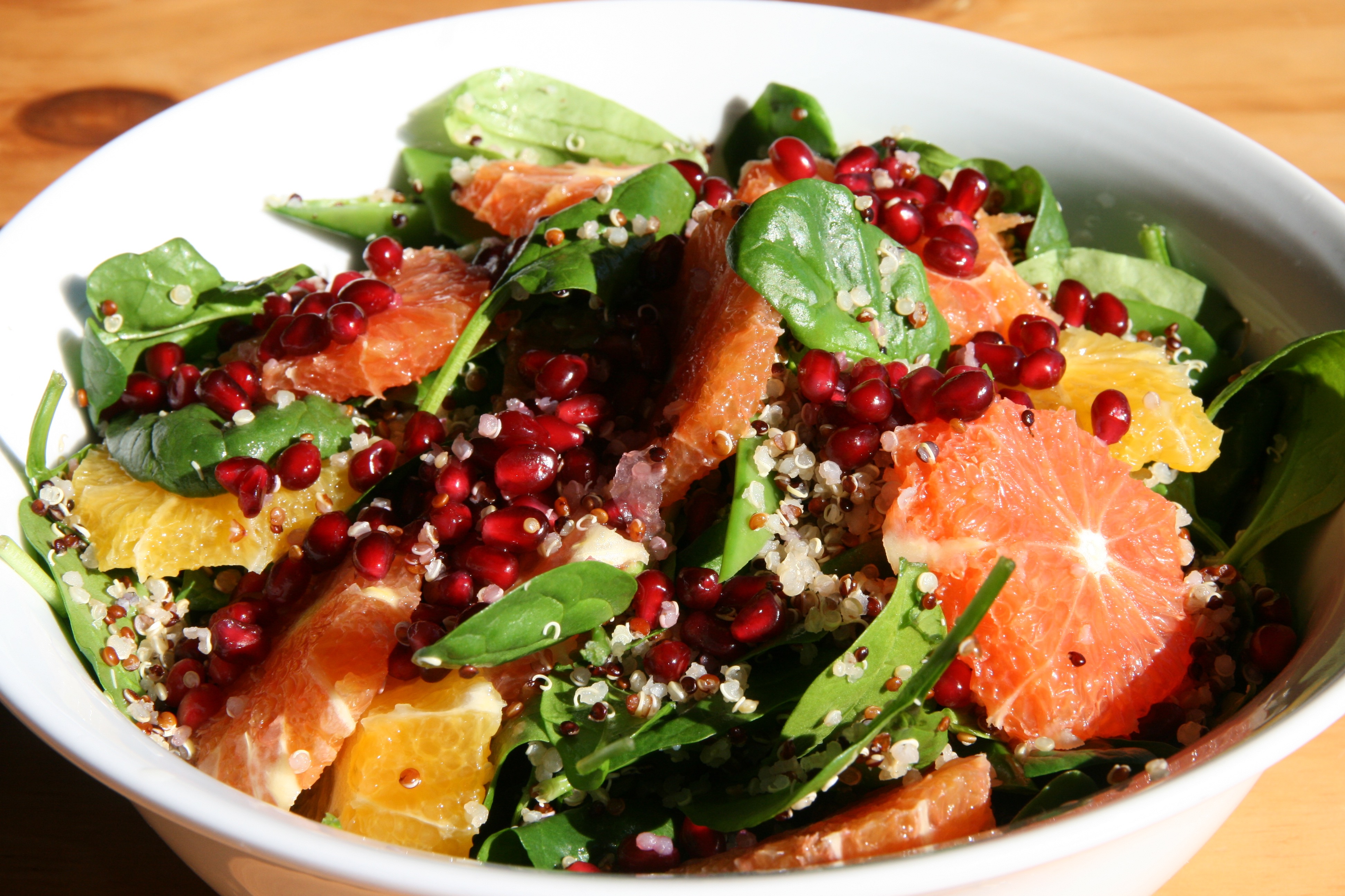  NEIL’S WINTER POMEGRANATE, ORANGE & QUINOA SALAD