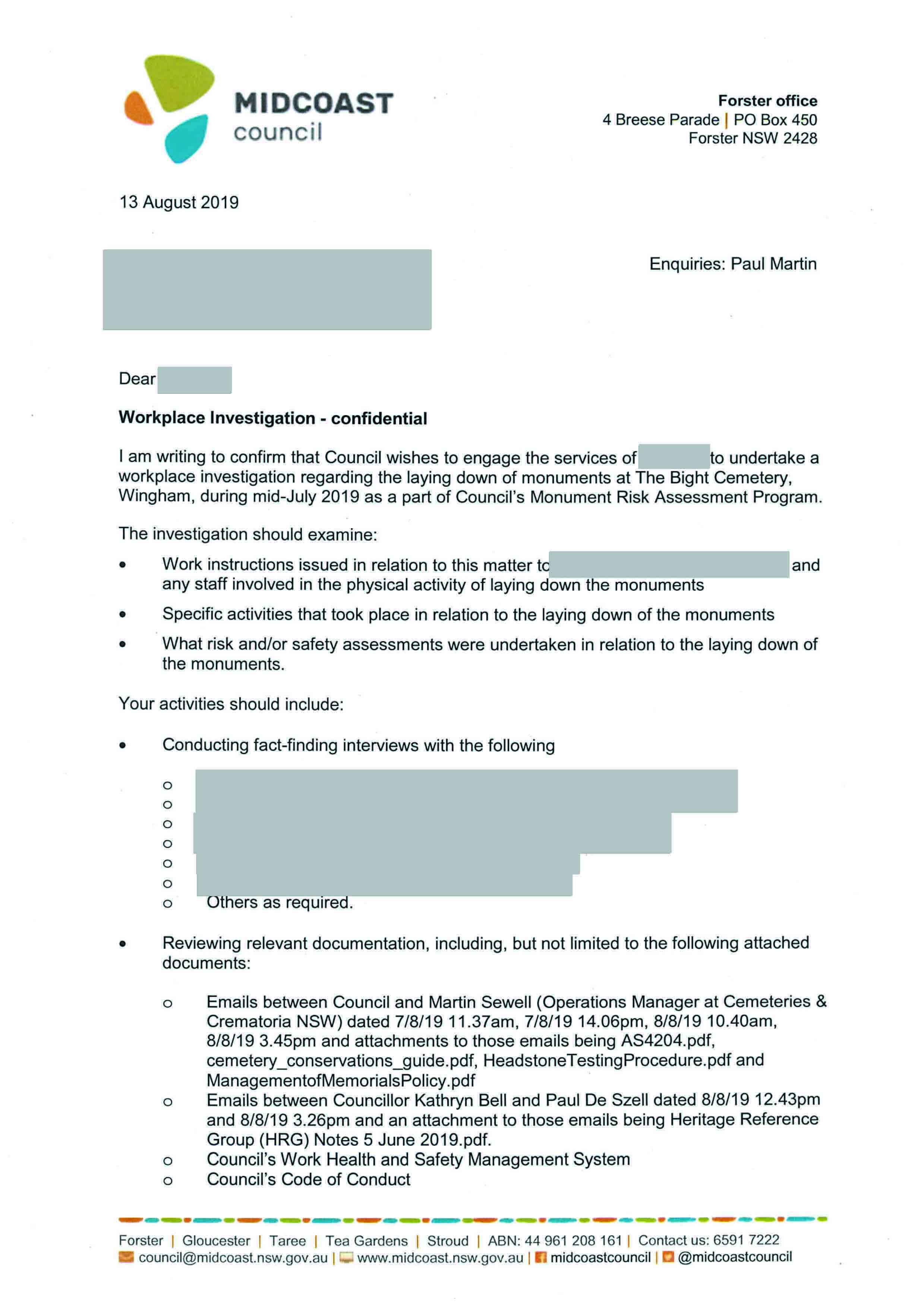  BIGHT CEMETERY COVER-UP?