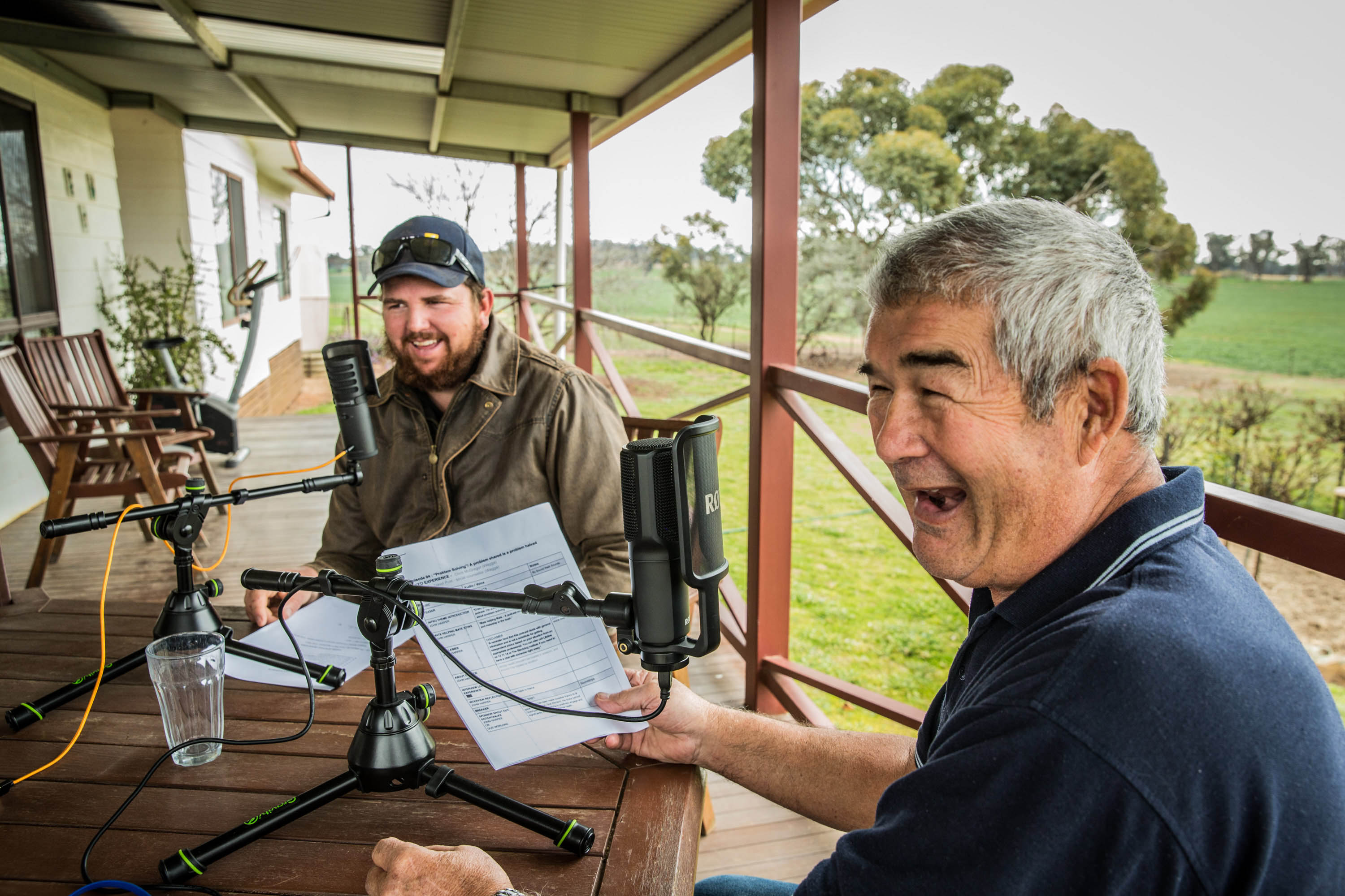  SAY HI TO JOHN.  HERE’S A MATE HELPING MATES